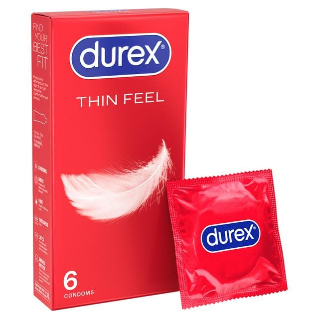 Durex Thin Feel Condoms x6 - gallery image 1