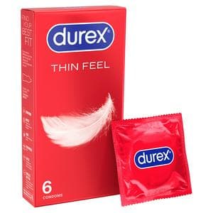 Durex Thin Feel Condoms x6