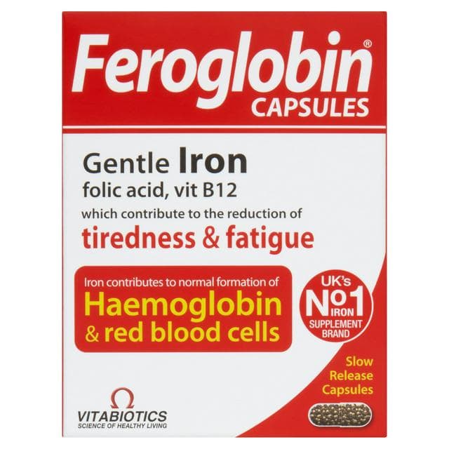 Vitabiotics Feroglobin Capsules x30 - gallery image 1