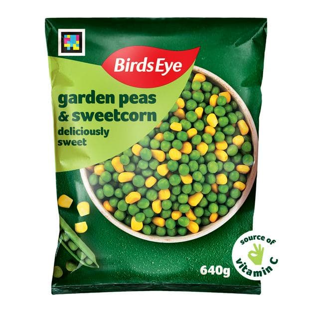 Birds Eye Garden Peas & Sweetcorn 640g - gallery image 1