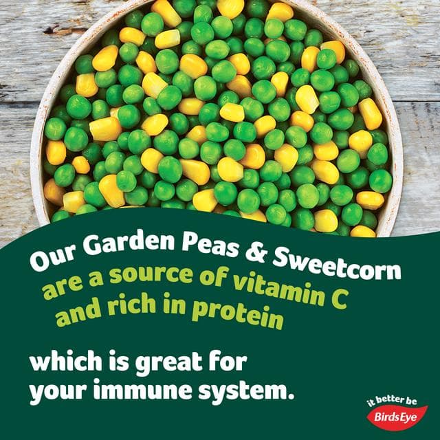 Birds Eye Garden Peas & Sweetcorn 640g - gallery image 2