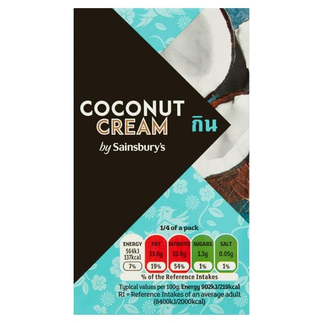 Sainsbury's Coconut Cream 250ml - gallery image 1