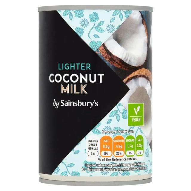 Sainsbury's Coconut Milk Light 400g - gallery image 1