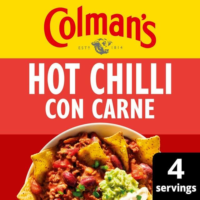 Colman's Hot Chilli Con Carne Recipe Mix 37g - gallery image 1