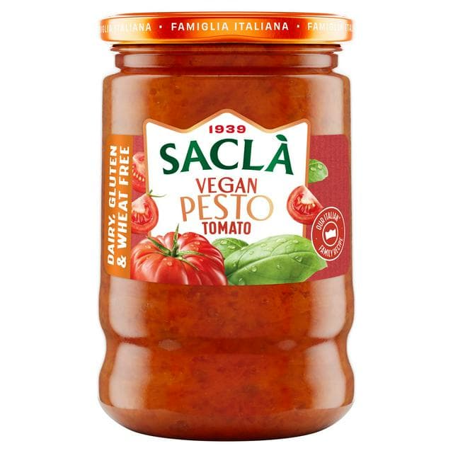 Sacla Vegan Tomato Pesto 190g - gallery image 1
