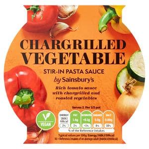 Sainsbury's Stir In Chargrilled Vegetable Pasta Sauce 150g