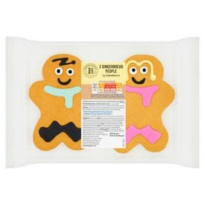 Sainsbury's 2 x Gingerbread People 106g