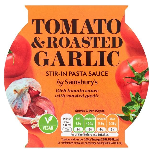 Sainsbury's Stir In Tomato & Roasted Garlic Pasta Sauce 150g - gallery image 1