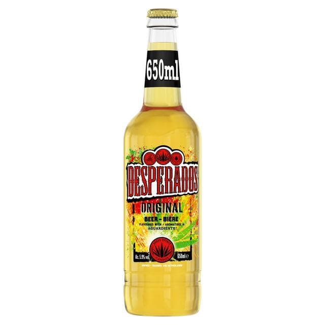 Desperados Tequila Lager Beer Bottle 650ml - gallery image 1