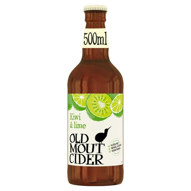 Old Mout Cider Kiwi & Lime Bottle 500ml - gallery image 1