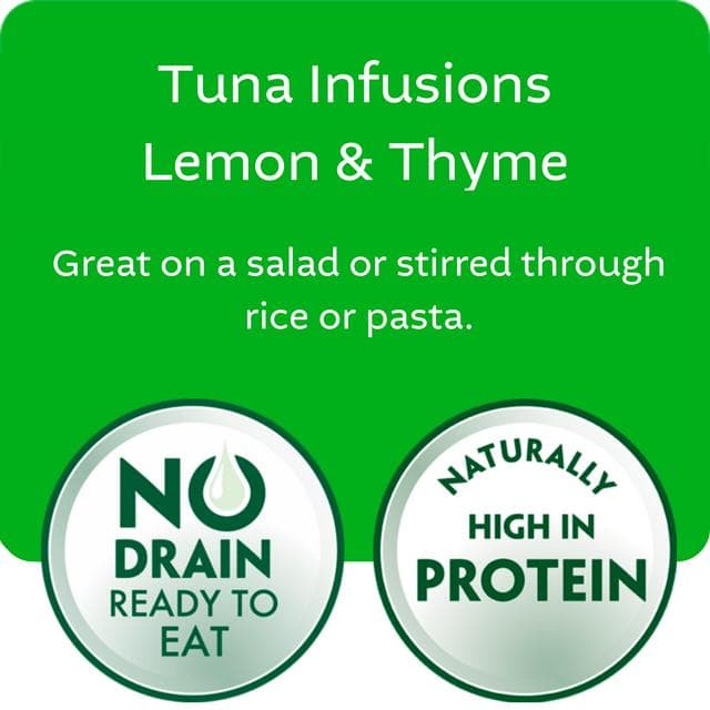 John West Lemon & Thyme No Drain Tuna Infusions 80g - gallery image 4