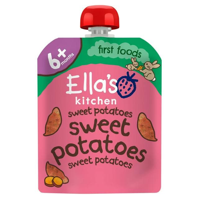 Ella's Kitchen Organic Sweet Potatoes First Tastes Baby Food Weaning Pouch 4+ Months 70g - gallery image 1