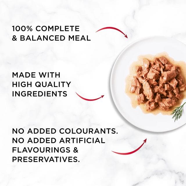 Gourmet Mon Petit Meaty Variety Beef, Chicken & Lamb Wet Cat Food 6 x 50g - gallery image 3