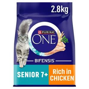 Purina One Senior 7+ Chicken Dry Cat Food 2.8kg