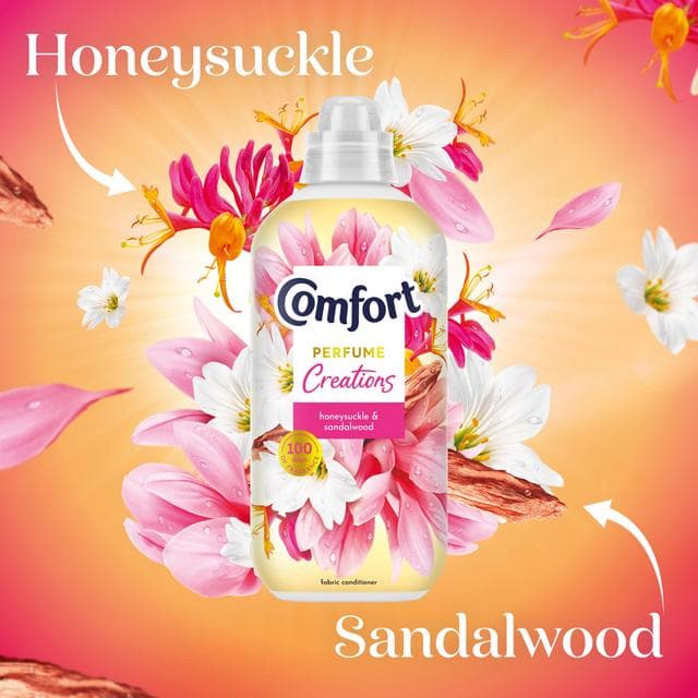 Comfort Creations Fabric Conditioner Honeysuckle & Sandalwood 30 Washes 900ml - gallery image 2