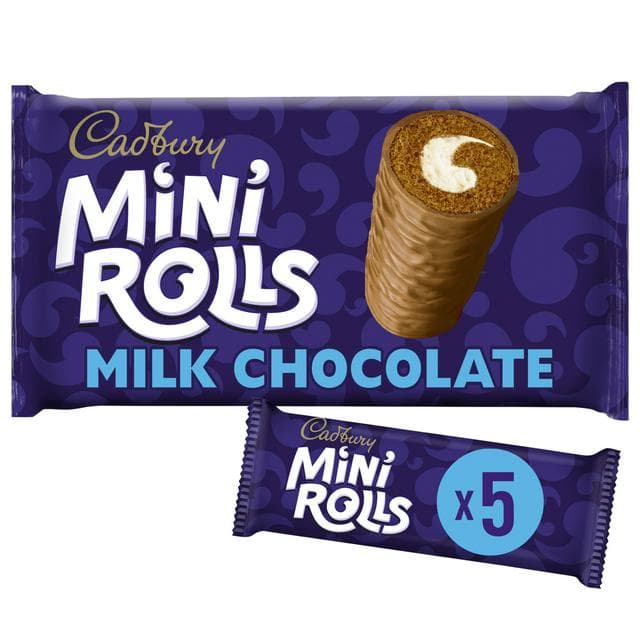 Cadbury Chocolate Mini Rolls Cakes x5 - gallery image 1