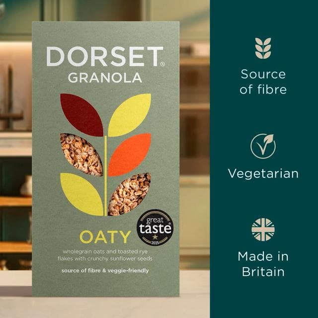 Dorset Cereals Oat Granola Breakfast Cereal 500g - gallery image 4