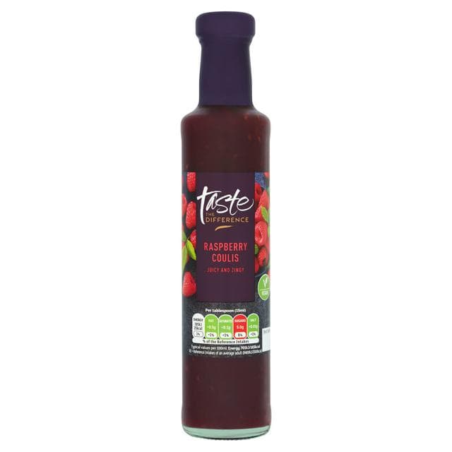 Sainsbury's Raspberry Coulis, Taste the Difference 250g - gallery image 1