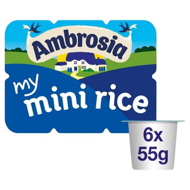 Ambrosia My Mini 6 x 55g Rice Lunchbox Snack Pots - gallery image 1