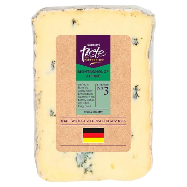 Sainsbury's 160g Montagnolo Affiné Blue Cheese, Taste the Difference - gallery image 1