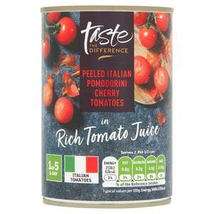 Sainsbury's 400g Peeled Italian Datterini Baby Cherry Tomatoes in Rich Tomato Juice,Taste the Difference