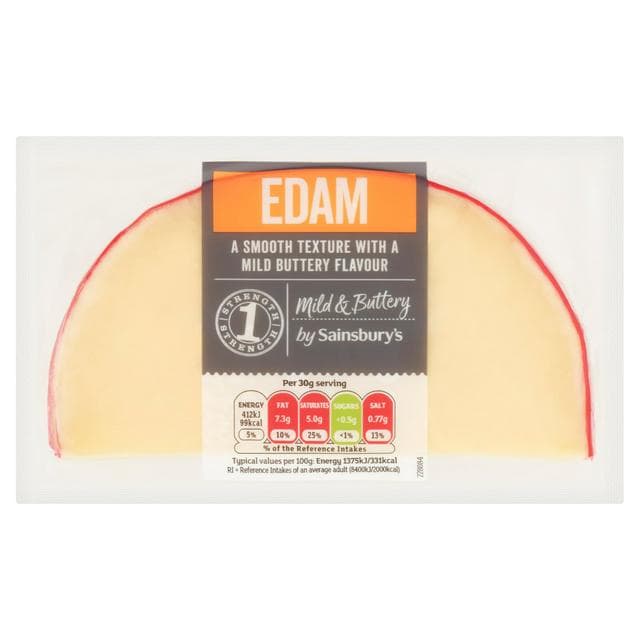 Sainsbury's Mild & Buttery Edam 300g - gallery image 1