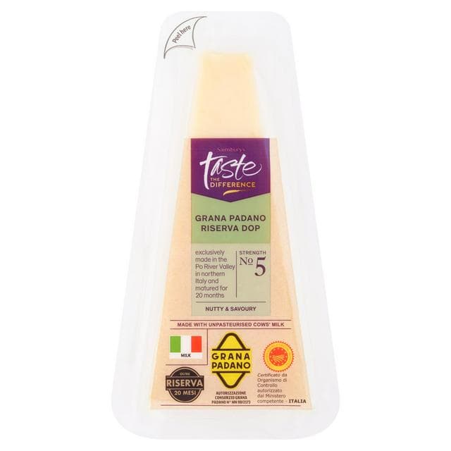 Sainsbury's Grana Padano Riserva Cheese, Taste the Difference 150g - gallery image 1