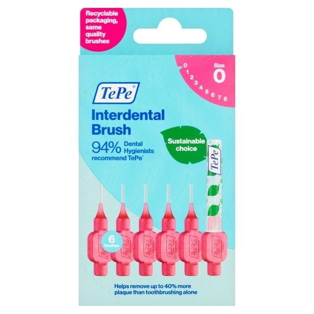 Tepe Interdental Brush, Pink x6 - gallery image 1
