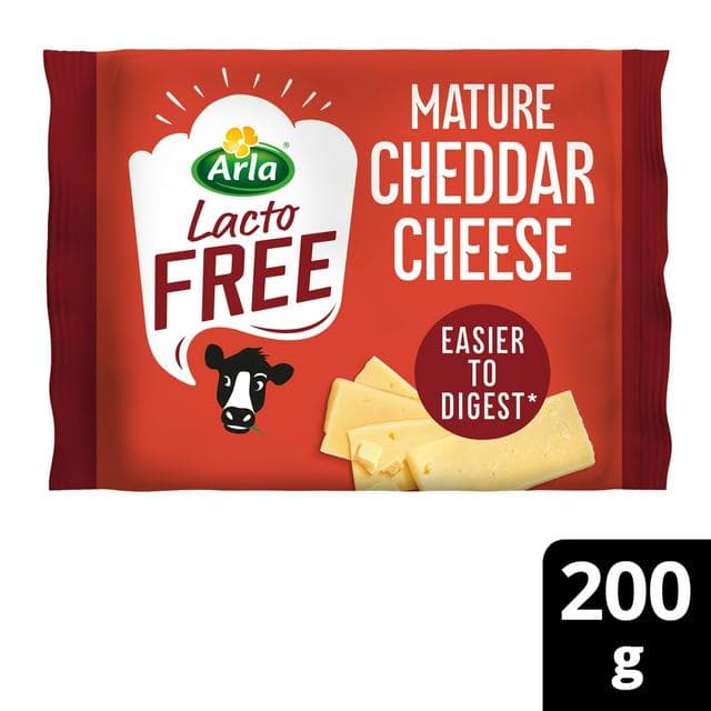Arla Lactofree Mature Cheddar Cheese 200g - gallery image 1