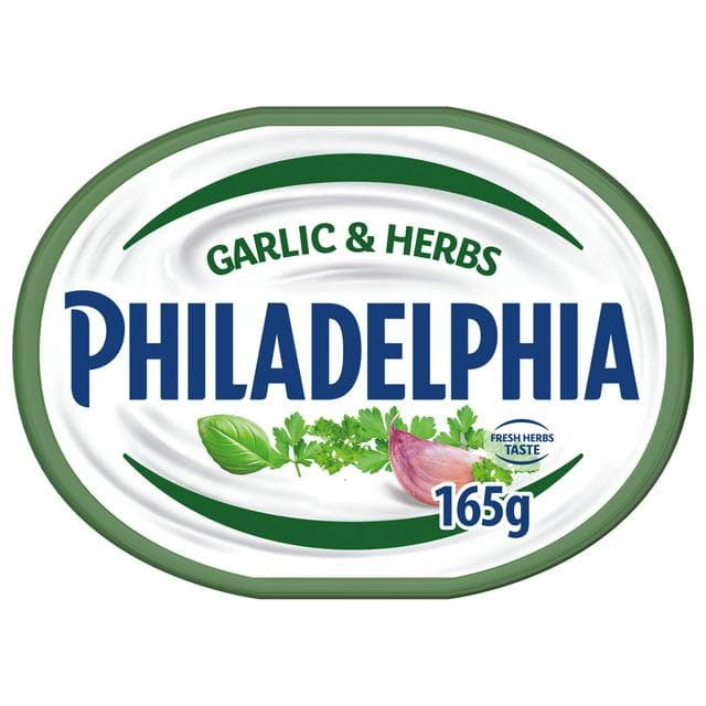 Philadelphia Garlic & Herbs Soft Cream Cheese 165g - gallery image 1