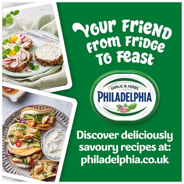 Philadelphia Garlic & Herbs Soft Cream Cheese 165g - gallery image 3