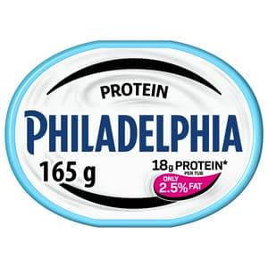 Philadelphia 165g Protein Soft Cream Cheese Tub