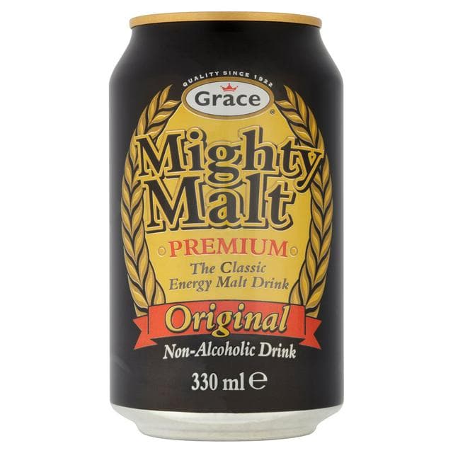 Grace Mighty Malt Can 330ml (Sugar levy applied) - gallery image 1