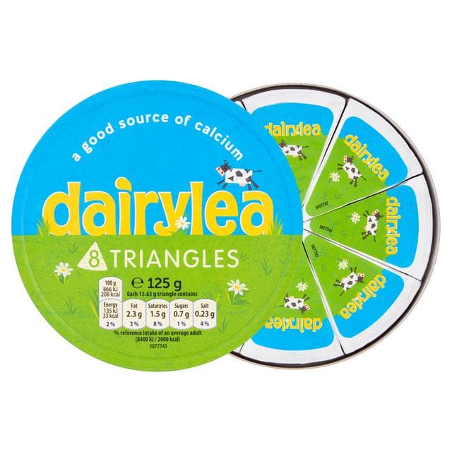 Dairylea 8 x Triangles Multipack Cheese Spread 125g - gallery image 3