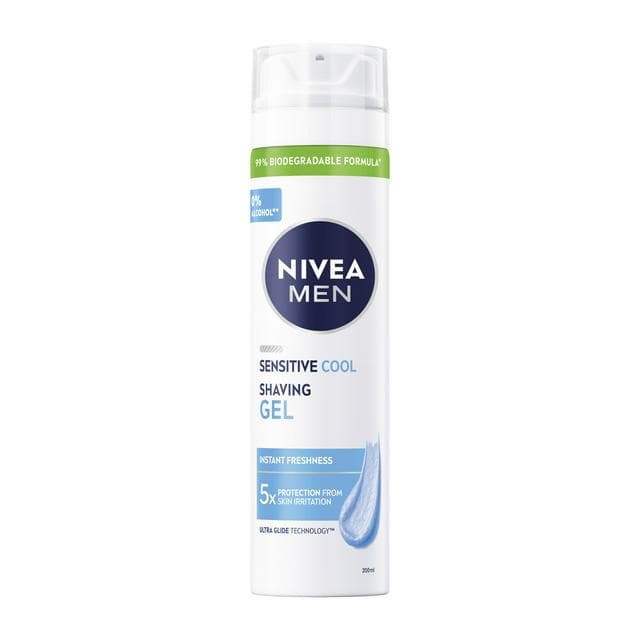 Nivea Men Sensitive Cooling Shaving Gel 200ml - gallery image 1