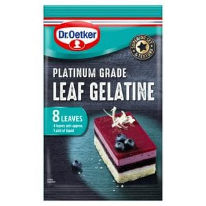 Dr. Oetker Platinum Grade Leaf Gelatine 13g