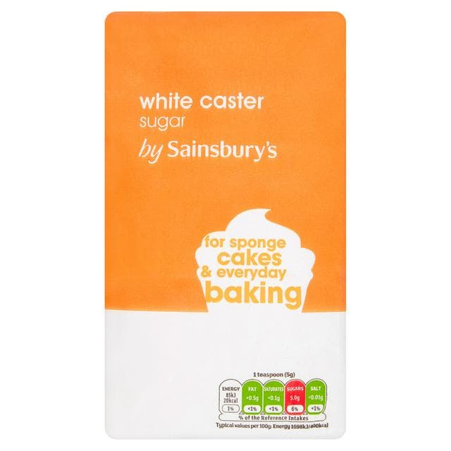 Sainsbury's White Caster Sugar 1kg - gallery image 1