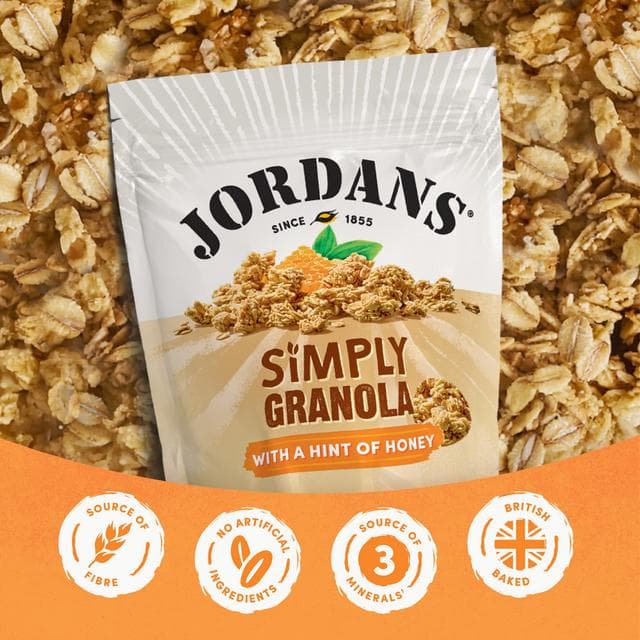 Jordans Simply Granola with a Hint of Honey Breakfast Cereal 750g - gallery image 3