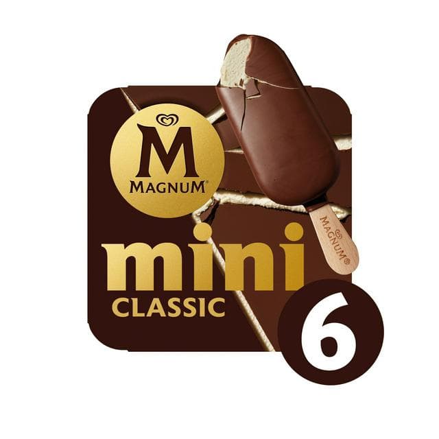 Magnum Mini Classic 6 x 55ml Ice Cream Sticks - gallery image 1