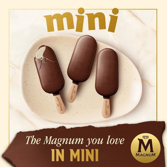 Magnum Mini Classic 6 x 55ml Ice Cream Sticks - gallery image 3