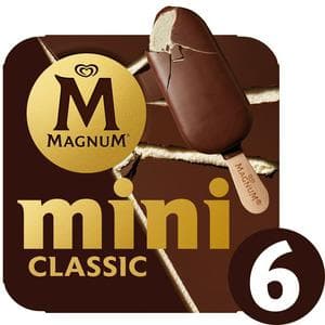 Magnum Mini Classic 6 x 55ml Ice Cream Sticks