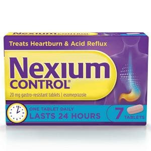 Nexium 7 x Control Heartburn & Acid Reflux Relief Tablets