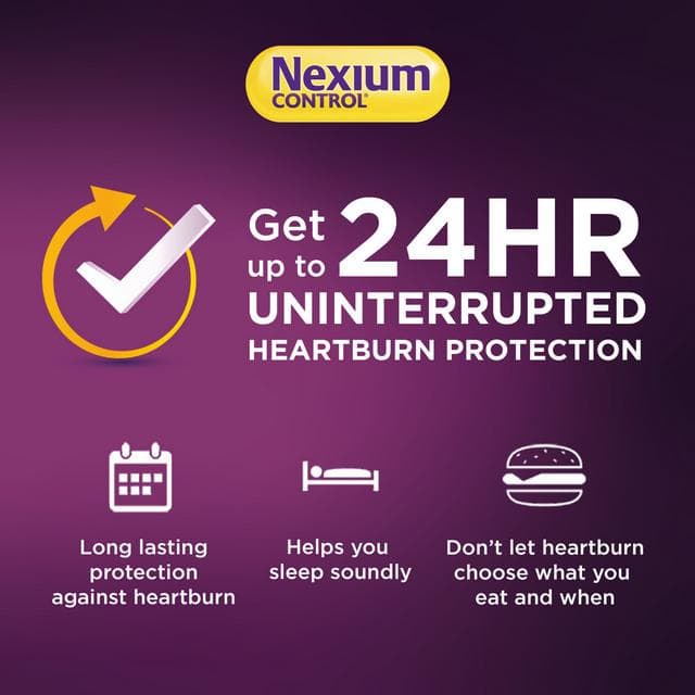 Nexium 14 x Control Heartburn & Acid Reflux Relief Tablets - gallery image 4