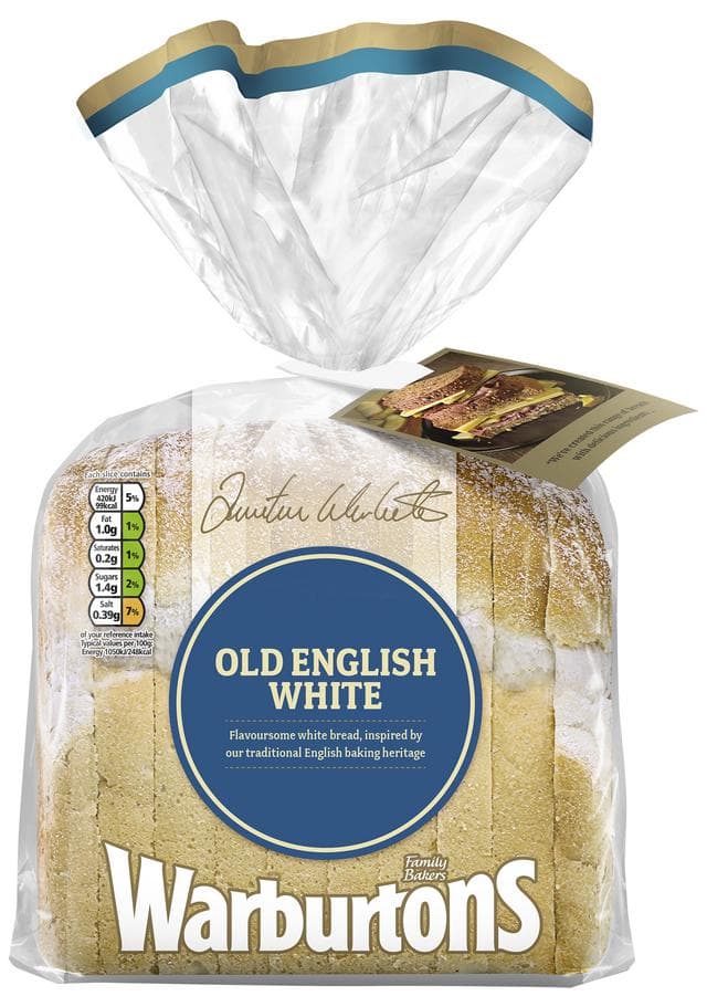 Warburtons Premium Old English White Bread 400g - gallery image 2