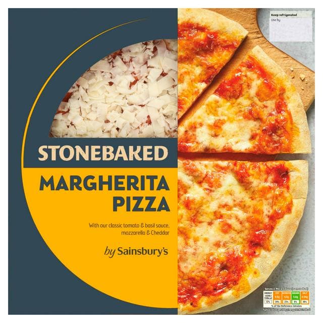 Sainsbury's Stonebaked Margherita Pizza 265g - gallery image 1