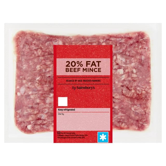 Sainsbury's British or Irish 20% Fat Beef Mince 500g - gallery image 1