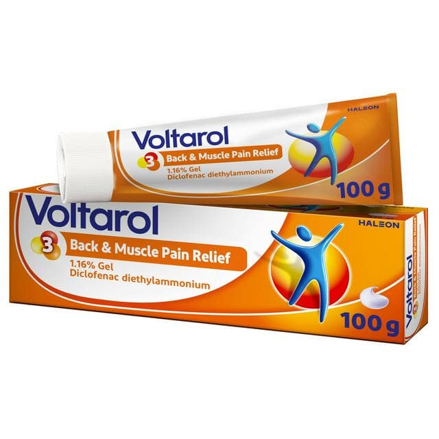 Voltarol Back & Muscle Pain Relief 1.16% Gel 100g - gallery image 1