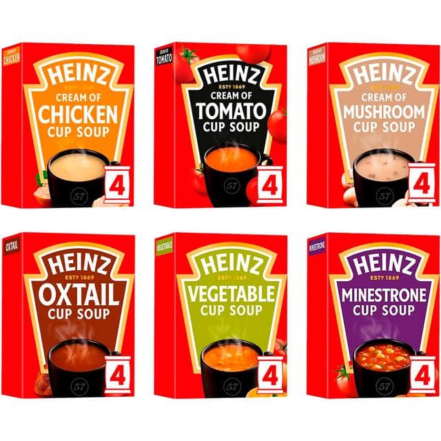 Heinz Cream of Tomato Cup Packet Soup x4 88g - gallery image 3