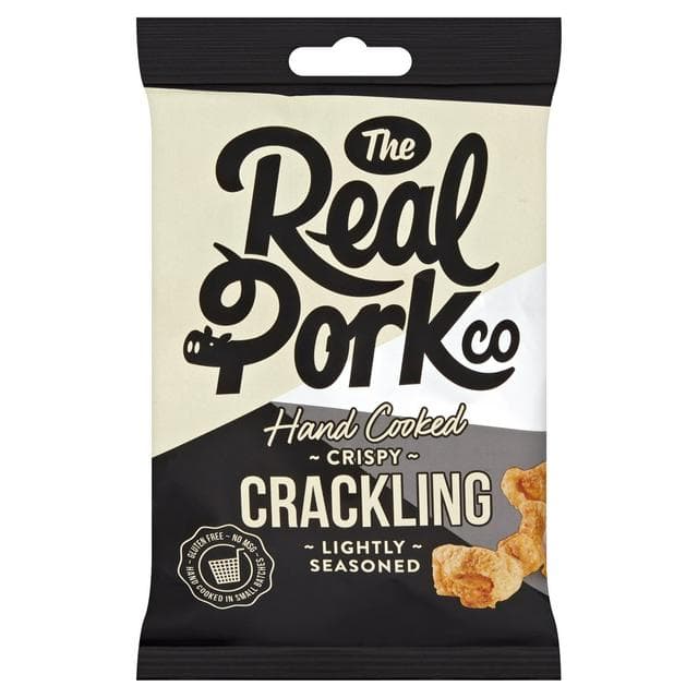 The Real Pork Co. Hand Cooked Crispy Pork Crackling 65g - gallery image 1