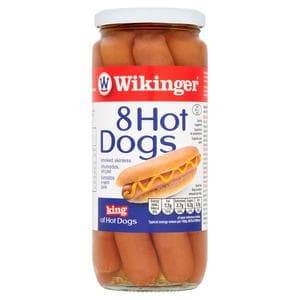 Wikinger 8 Hot Dogs Bockwurst Style in Brine 550g